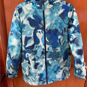 Lands' End Green and Navy Jacket